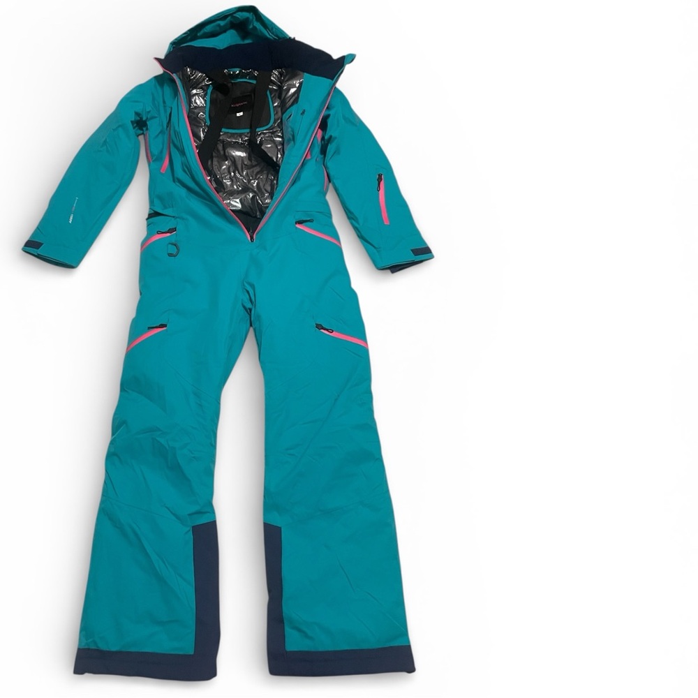 Women's Teal Ski & Snow Jacket - Picture 3 of 5